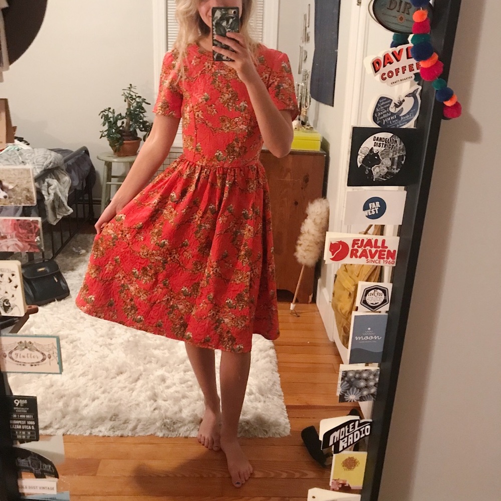 ASOS floral midi dress